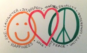 happiness love and peace